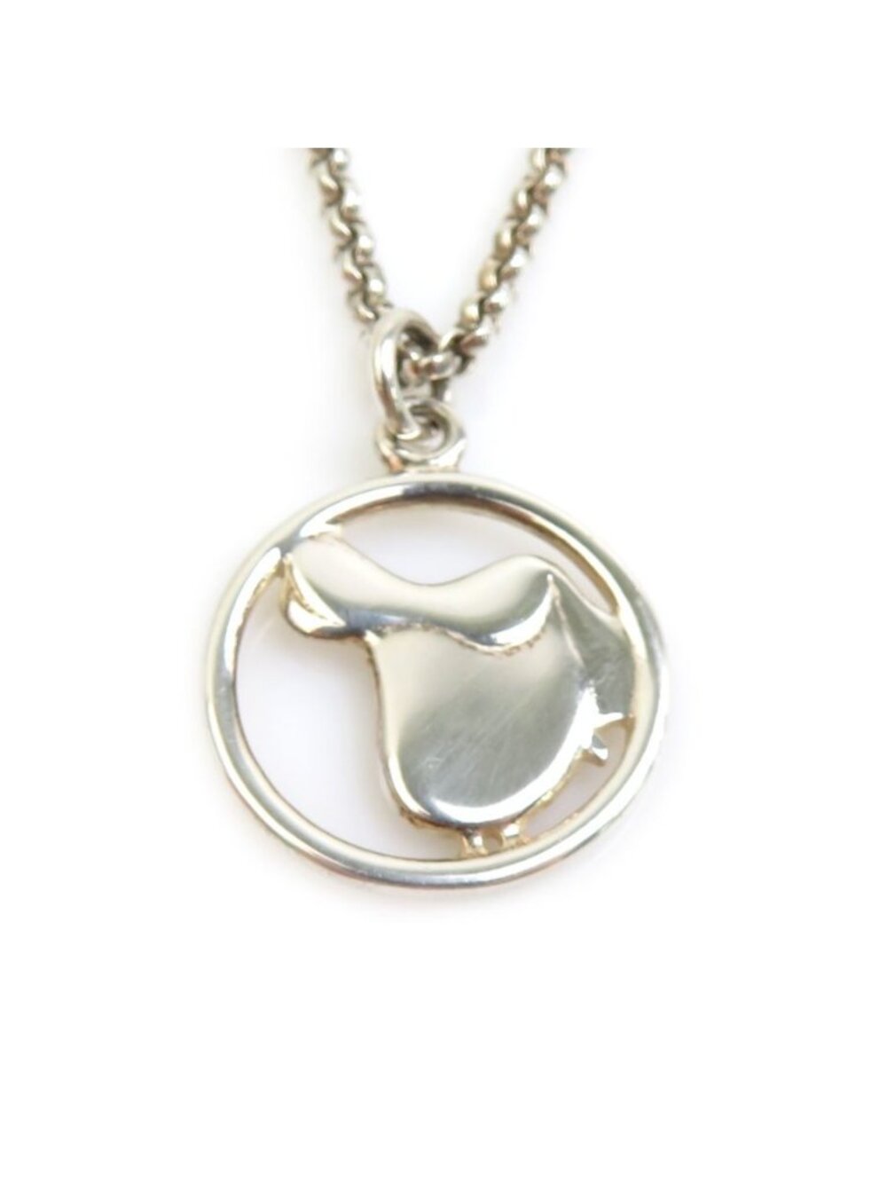 Hermes Necklace Silver